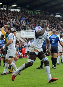 Castres Ibrahim Diarra try v montpellier 2011 Castres Ibrahim Diarra try v montpellier 2011
