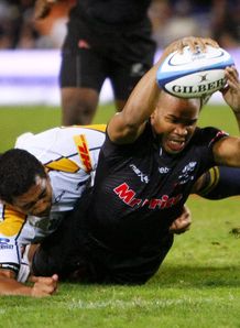 JP Pietersen try sharks Brumbies JP Pietersen try sharks Brumbies