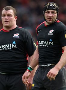 Matt Stevens Steve Borthwick Saracens