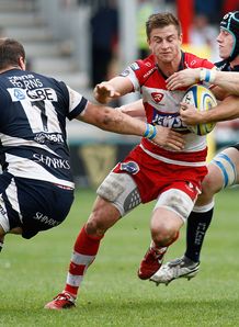 Henry Trinder Gloucester v Sale Aviva Premiership Kingsholm May 2011