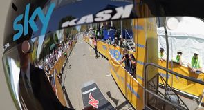Mathew Hayman focuses on the task in hand for Team Sky