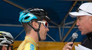 Race leader Greg Henderson was the focus of attention at the start