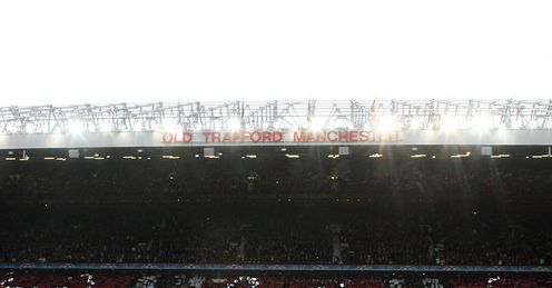 Fans Manchester United Schalke 04 Champions League Semi Final Second Leg