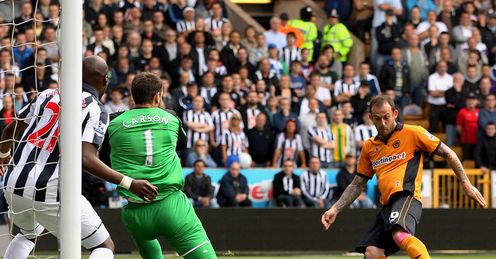 Steven Fletcher Wolverhampton Wanderers West Bromwich Albion Premier League2
