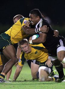 Francis Saili in Junior World Championship semi final Francis Saili in Junior World Championship semi final