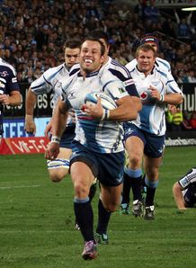 Francois Hougaard scoring for Bulls against Stormers Francois Hougaard scoring for Bulls against Stormers
