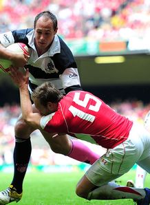 Sergio Parisse Barbarians try v Wales Sergio Parisse Barbarians try v Wales