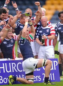 USA celebrate Churchill Cup Bowl