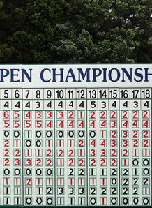 US Open collated scores