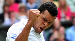 Jo-Wilfried Tsonga claimed a stunning win on Wednesday.