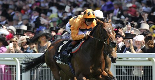 Making a move: Canford Cliffs beats Goldikova at Royal Ascot