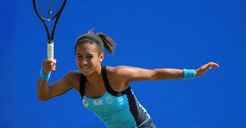 Delayed start: Watson in action at the recent AEGON International