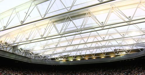 Praising the roof: Wimbledon's development plans win Barry's approval