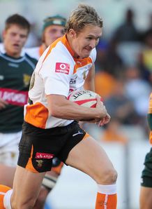 Philip Burger on a run for Cheetahs in Currie Cup Philip Burger on a run for Cheetahs in Currie Cup