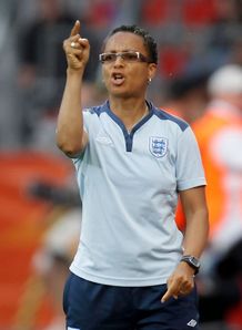 Hope Powell: Has competed in European Championships and World Cup Finals during her time in charge