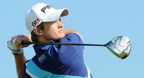 Amateur Tom Lewis tried to build on his first round.