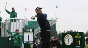 Jerry Kelly gets the event under way at 0630BST.