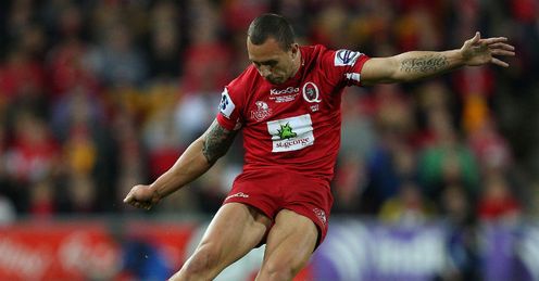 Quade Cooper Queensland Reds v Crusaders Super Rugby final Quade Cooper Queensland Reds v Crusaders Super Rugby final