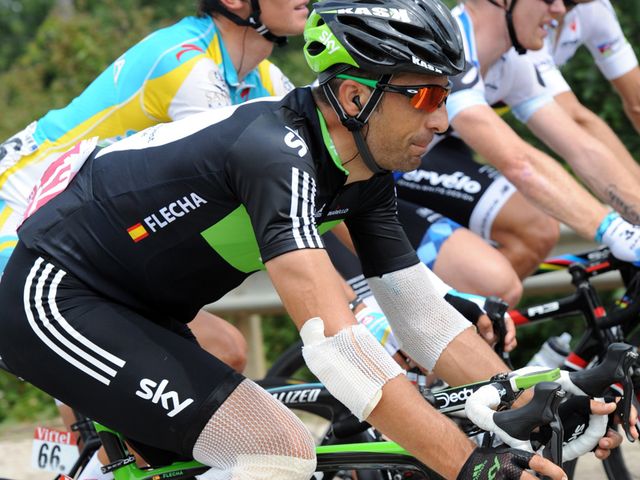 Flecha: Bravely battled through the tenth stage