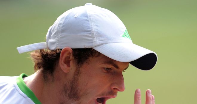 andy murray hair. Murray: Lost to Nadal at SW19