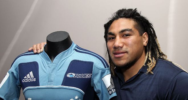 with the Auckland Blues