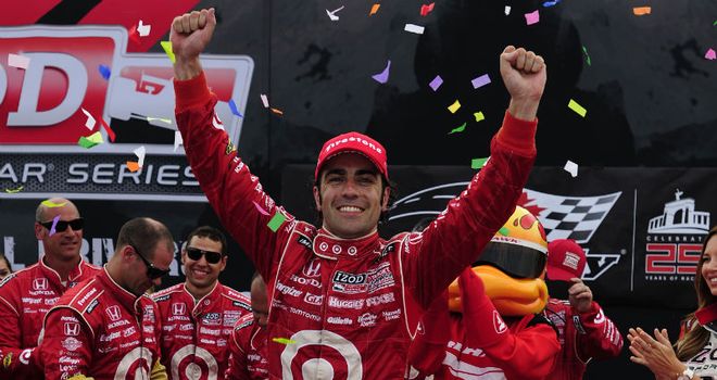 Franchitti on Long Beach pole