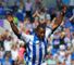 Lua Lua: Celebrates scoring his first goal at Brighton's new Amex Stadium