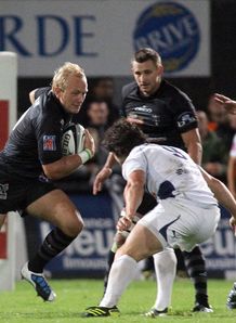 Brive s British fly half Shane Geraghty v Agen Brive s British fly half Shane Geraghty v Agen