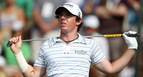 Rory McIlroy didn't pull out after his injury sustained in the first round.