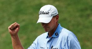Steve Stricker was bidding for a maiden major at the Atlanta Athletic Club.