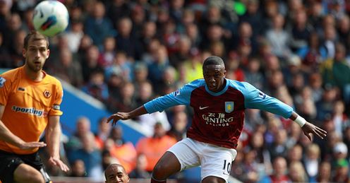 Aston Villa v Wolves Charles N Zogbia Karl Henry
