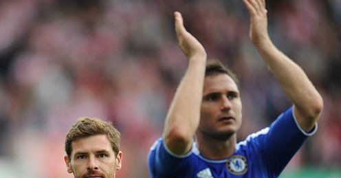 Stoke v Chelsea Andre Villas Boas Frank Lampard clap fans FT