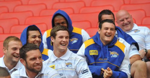 Leeds Rhinos players Wembley Carnegie Challenge Cup final Leeds Rhinos players Wembley Carnegie Challenge Cup final