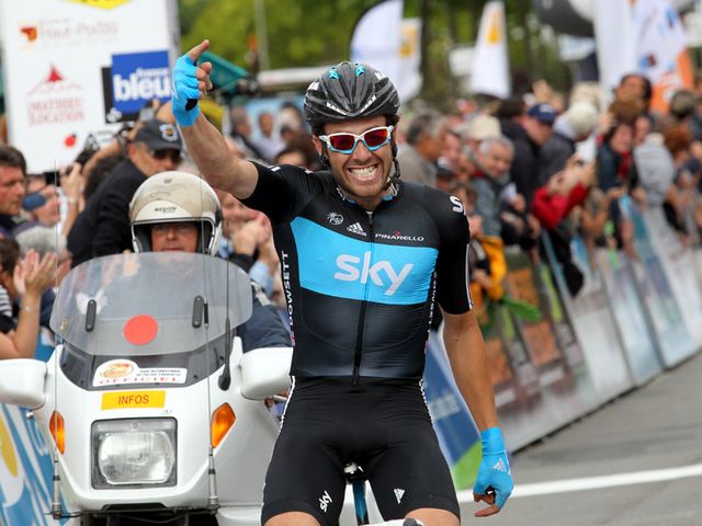 Dowsett: Celebrates a special win in Poitiers