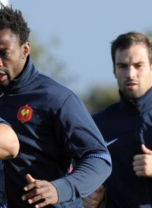 Fulgence Ouedraogo C and scrum half Morgan Parra Fulgence Ouedraogo C and scrum half Morgan Parra
