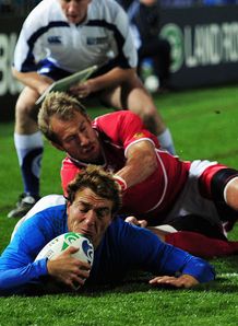 Giulio Toniolatti try italy v russia Giulio Toniolatti try italy v russia