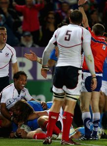 Italy v USA - Martin Castrogiovanni try Italy v USA - Martin Castrogiovanni try