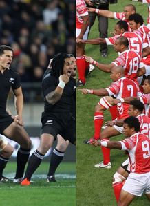 NZ v Tonga hakas NZ v Tonga hakas
