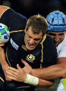 Scotland s winger Rory Lamont shut down by georgia Scotland s winger Rory Lamont shut down by georgia