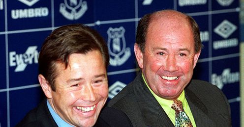 Dream team: Heath returns to Goodison in 1997 as Howard Kendall's assistant manager