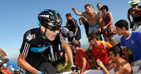 Froome: not had the support of the Spanish fans