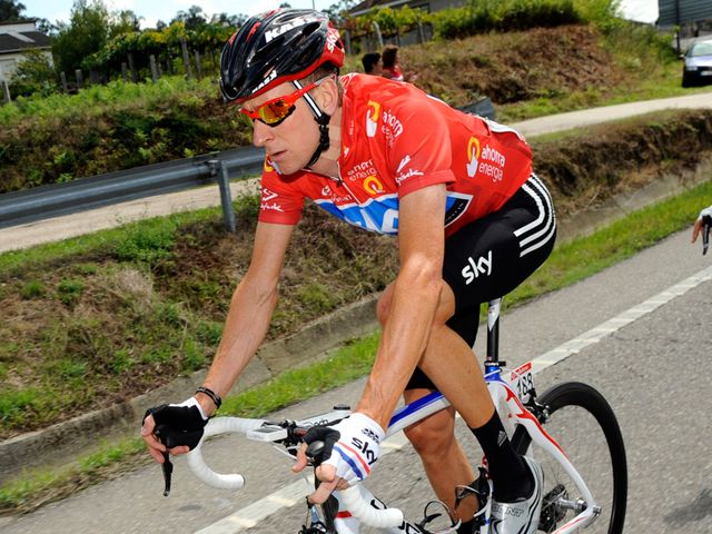 Wiggins: Clung on to slender race lead