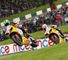 Their weekend: Michael Laverty leads Tommy Hill over the Mountain