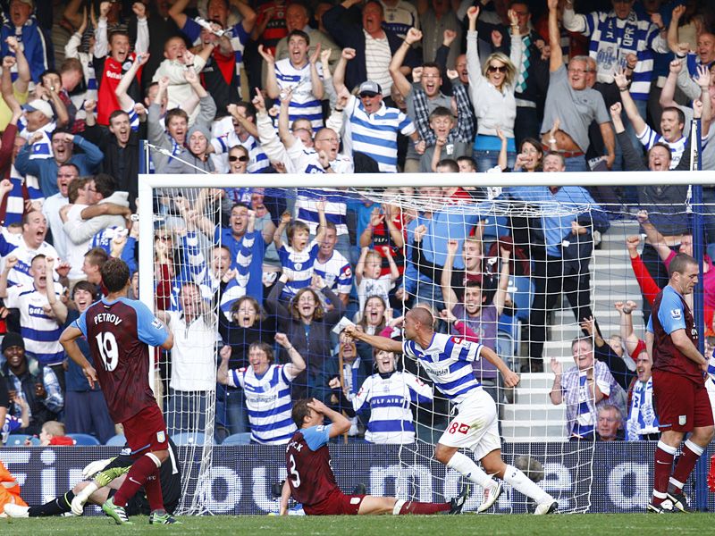 
				 QPR 1 Aston Villa 1  
			