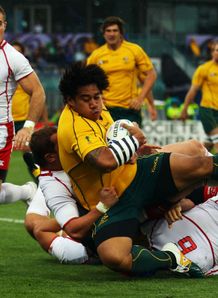 Australia v Russia - Salesi Maafu Australia v Russia - Salesi Maafu