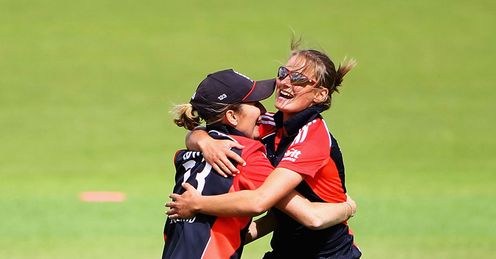 Roomies: Charlotte Edwards and Danielle hope to guide England to further victories