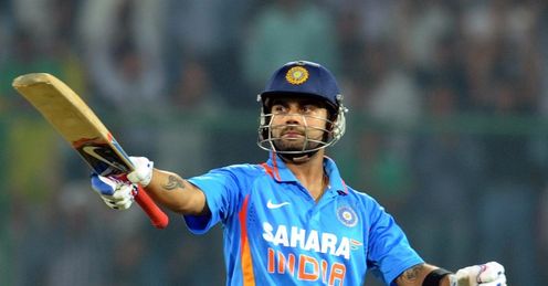 India v England 2nd ODI Delhi Virat Kohli half century