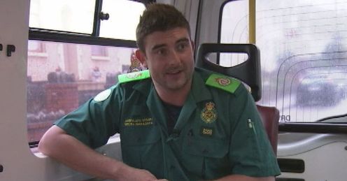 James Thomas now works as an ambulance driver for Port Talbot Ambulance Station