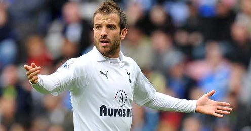Testing time: Rafael van der Vaart must prove his fitness to face Villa