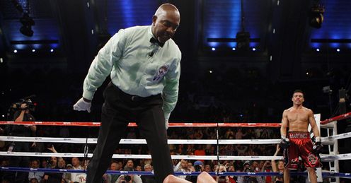 Barker: Despite defeat to Martinez, the Barnet boxer earned praise for his first bout at world level